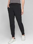 Athleta Womens Lined Soho Jogger Black Size 10