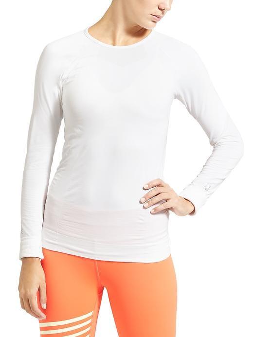 Athleta Womens Finish Fast Top Size L - Bright White