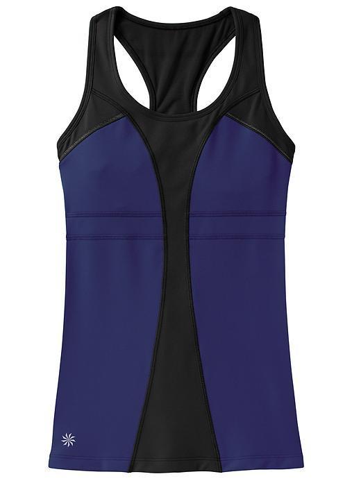Athleta Womens Turbocharge Tank Size S - Amalfi Blue/black