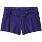 Athleta Shirred Band Short - Amalfi Blue