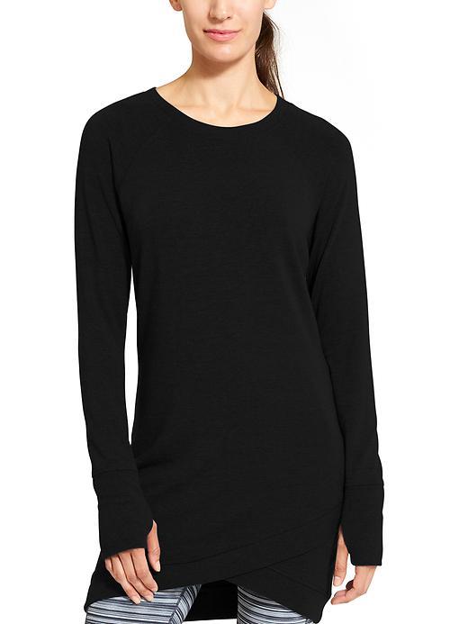 Athleta Womens Criss Cross Dress Size M Tall - Black