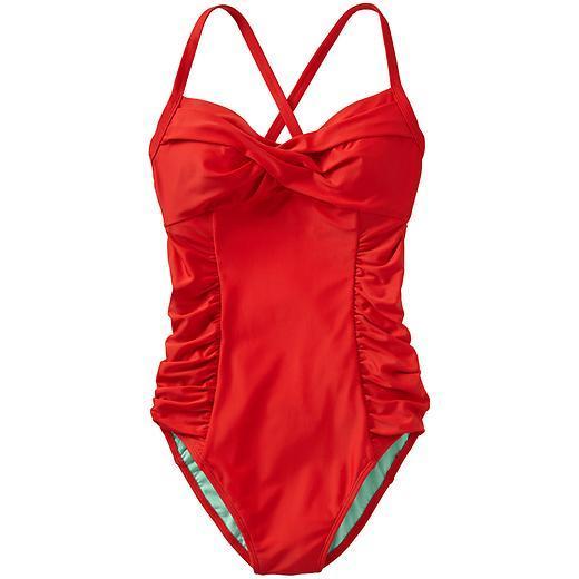 Athleta Twister One Piece - Saffron Red