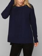 Athleta Womens Merino Tunic Sweater Navy Size Xxs