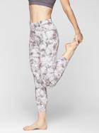 Athleta Womens Tie Dye Salutation 7/8 Tight Silver Bells Size S