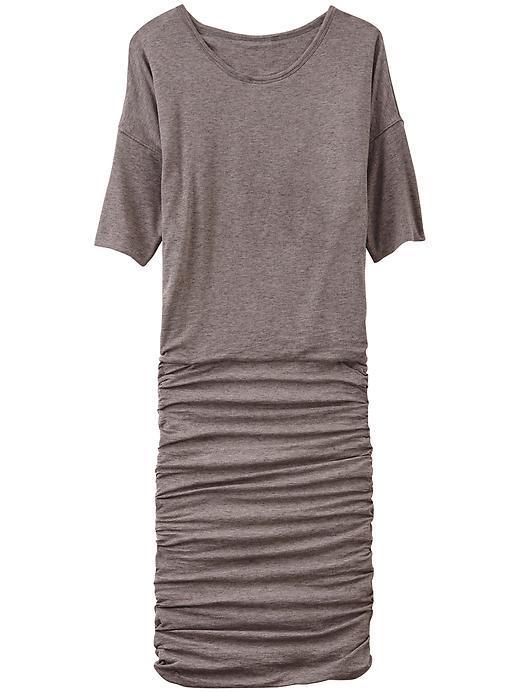Athleta Solstice Tee Dress - Frosted Mocha Heather