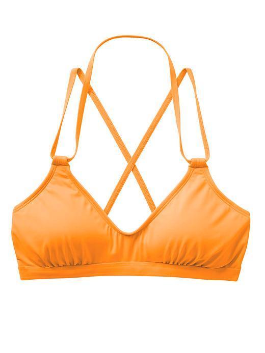 Athleta Womens Scoop Bikini Size M - Orange Sherbet
