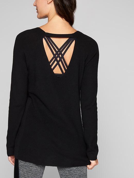 Athleta Womens Darling Sweater Black Size Xxs