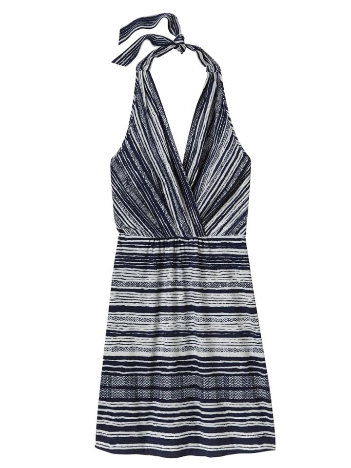 Printed Go Anywhere Halter Dress