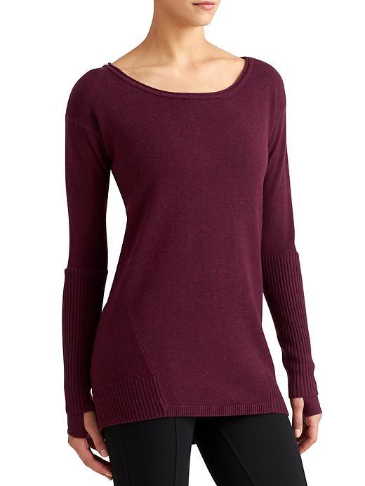 Athleta Womens Merino Nopa Sweater Size L - Chianti