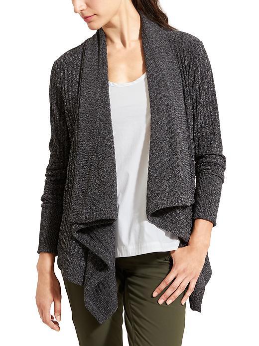 Athleta Womens Tiburon Wrap Size L - Charcoal Heather