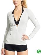 Athleta Womens Pacifica Upf Top 3.0 Size M Tall - Bright White