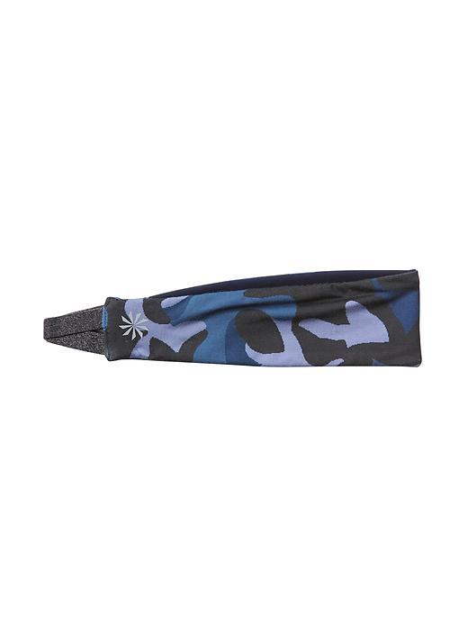 Athleta Womens Printed Wide Headband Size One Size - Navy Camo