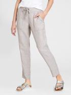 Athleta Womens Linen Ankle Pant Size 10 - On The Rocks Heather