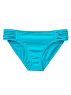 Athleta Womens Shirred Bottom Size L - Bora Bora Blue