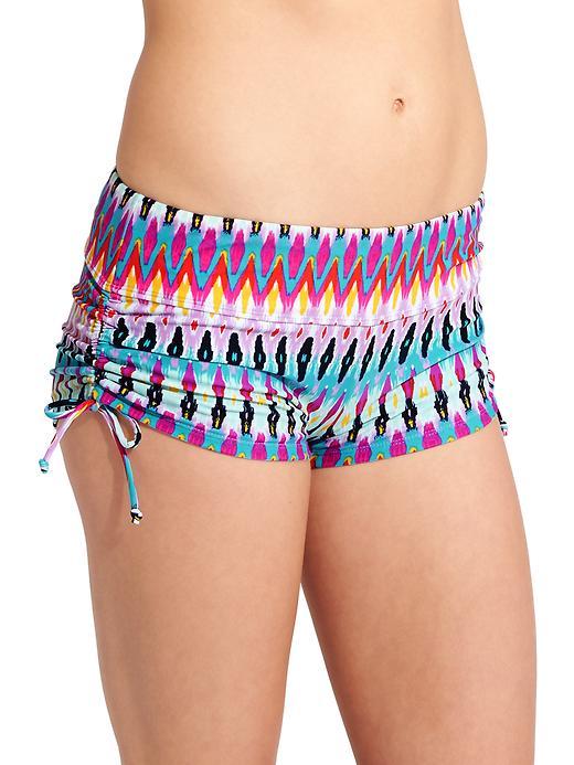 Athleta Womens Boscabell Scrunch Short Size M - Multi Ikat