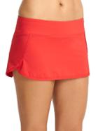 Athleta Womens Kata Swim Skirt 2 Size L - Saffron Red