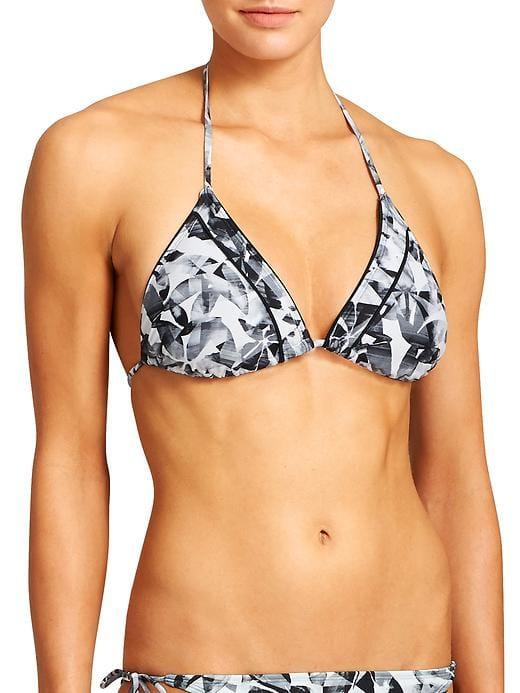 Athleta Womens Belharra String Bikini Size Xs - Black Print