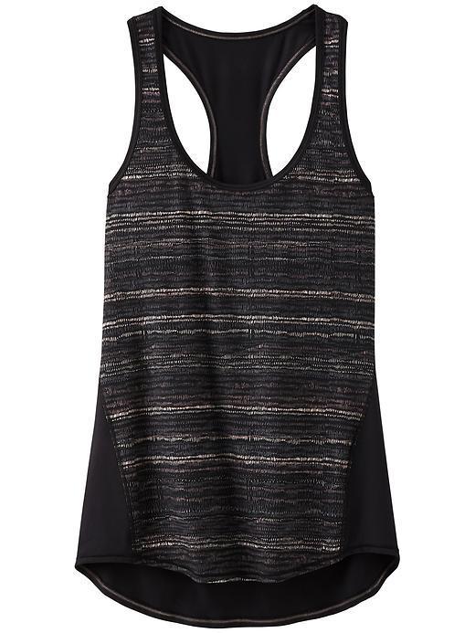 Athleta Womens Retreat Print Chi Tank Size 2x Plus - Mocha Beige