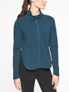 Athleta Womens Interval Jacket Constellation Blue Size Xs