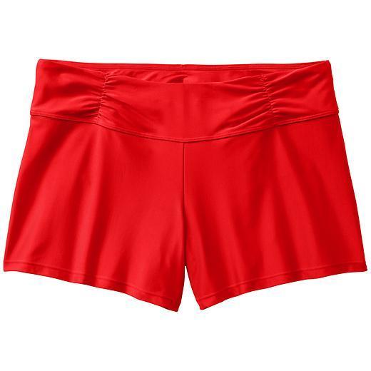 Athleta Shirred Band Short - Saffron Red