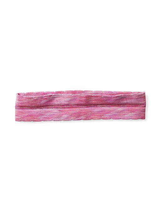 Athleta Womens Track Star Seamless Headband Size One Size - Electric Fuchsia Space Dye