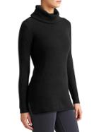 Athleta Womens Cashmere Surrey Sweater Size L - Black