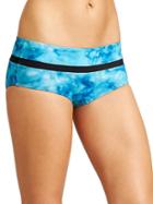 Athleta Womens Bali Dolphin Short Size L - Bora Bora Blue Print