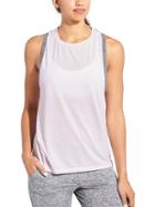 Athleta Womens Balasana Tank Size L - Cherub/charcoal Heather
