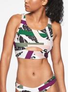 Athleta Womens Tropical Geo Reversible Bikini Top Modern Geo Size L