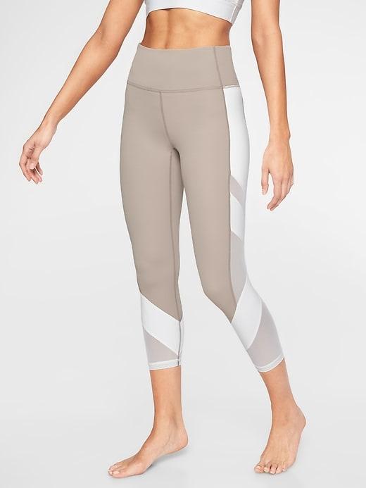 Athleta Womens Exhale Capri Quail Size Xxs