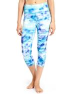 Athleta Womens High Rise Cloudy Day Chaturanga Capri Size L - Toucan Teal