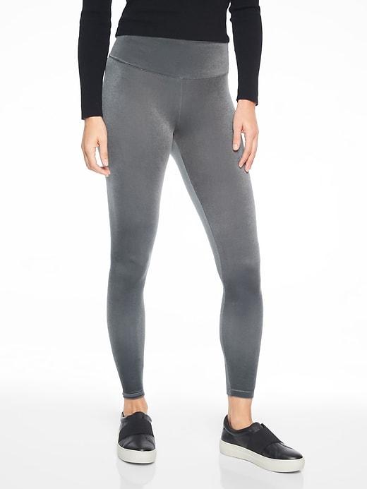 Athleta Womens Velvet Tight London Grey Size Xl