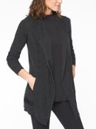 Athleta Womens Sentinel Sweater Coat Charcoal Marl Size Xxs