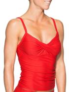 Athleta Womens Twister Tankini Size 34d/dd - Saffron Red