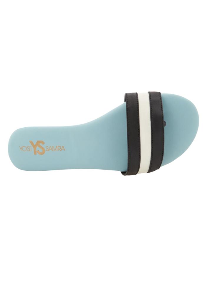 Remi Leather Slide By Yosi Samra Inc.