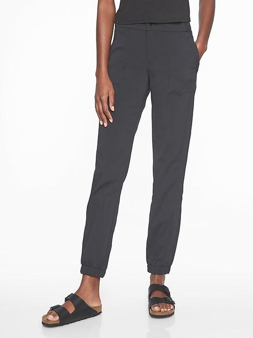 Athleta Womens Trekkie Jogger 2.0 Black Size 8