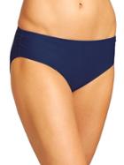 Athleta Womens Shirred Full Tide Bottom Size S - Dress Blue