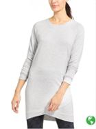 Athleta Womens Criss Cross Dress Size S Petite - Light Heather Grey