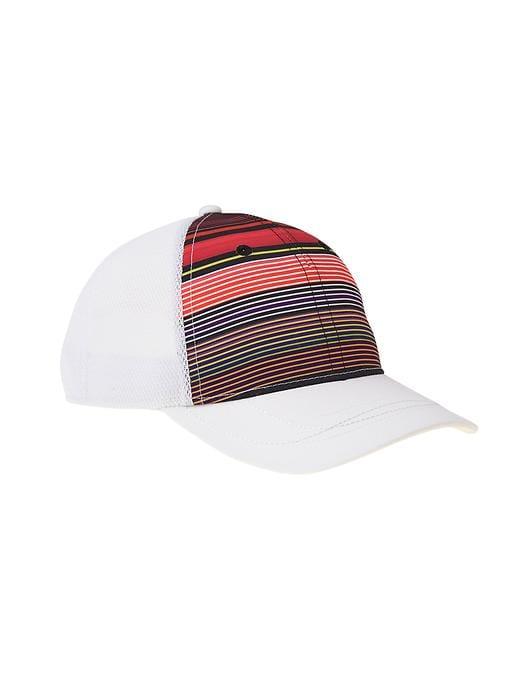 Athleta Womens Havana Stripe Trucker Cap Size One Size - Multi