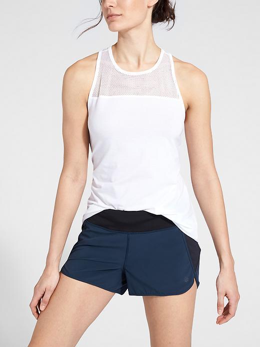 Athleta Womens Airy Essence Tank Size L Tall - Bright White