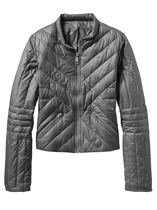 Athleta Womens Geneva Down Jacket Size Xxs - Shadow Grey