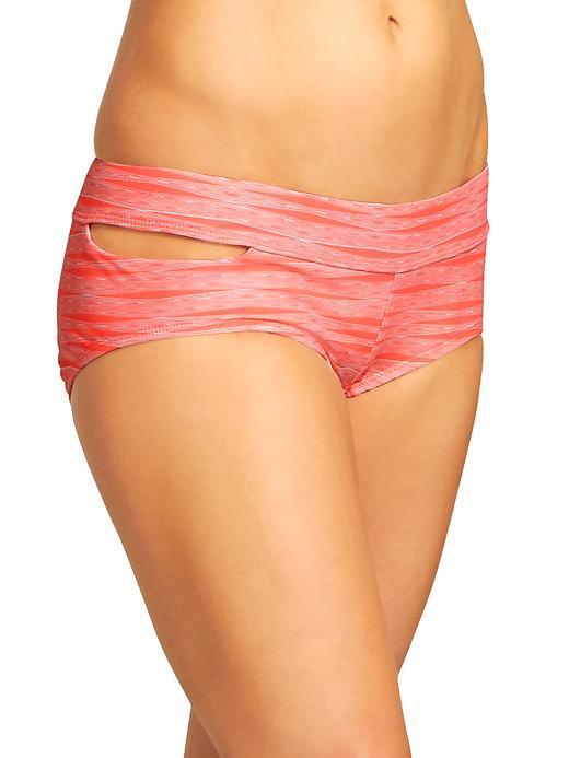 Athleta Womens Ariel Cut Out Dolphin Short Size L - Ember Orange
