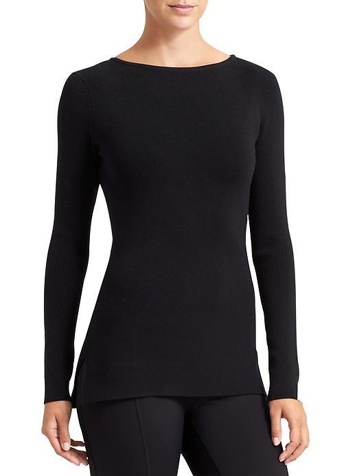 Athleta Womens Central Sweater Size L - Black