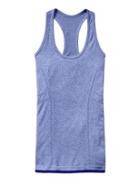 Athleta Womens Fastest Track Tank Sleek Size M - Sapphire Blue Heather
