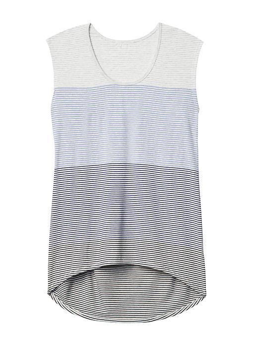 Athleta Womens Wavelength Tee Size L - Blue