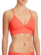 Athleta Womens Strappy Bikini Size L - Ember Orange