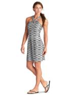 Athleta Womens Printed Kiki Swim Dress Size Xl Tall - Black