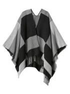 Athleta Womens Ruana Wrap Size One Size - Black Colorblock