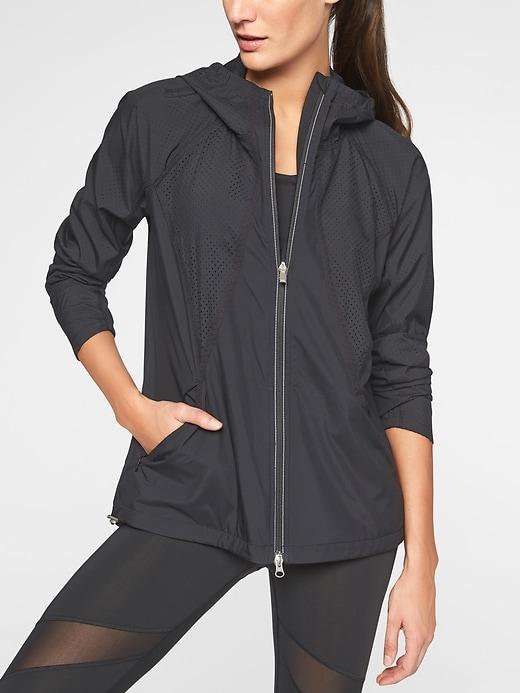 Athleta Womens Catalina Aero Jacket Black Size Xxs