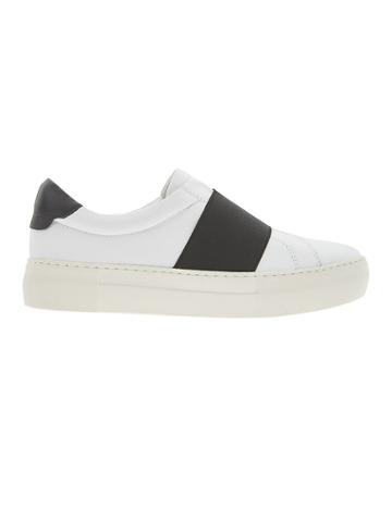 Athleta Womens Adorn By J/slides White/ Black Size 6